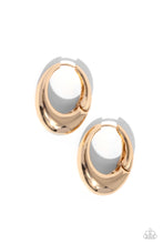 Load image into Gallery viewer, Oval Official Gold Earrings