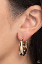 Load image into Gallery viewer, Oval Official Gold Earrings