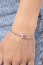 Load image into Gallery viewer, Sensational Sweetheart Pink Cuff Bracelet