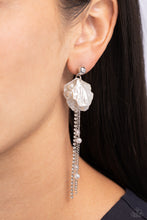 Load image into Gallery viewer, Graceful Gesture White Earrings