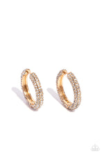 Load image into Gallery viewer, Glowing Praise Gold Hoop Earrings