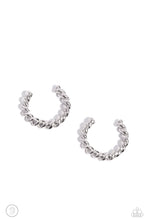 Load image into Gallery viewer, Twisted Travel Silver Cuff Earrings