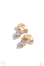 Load image into Gallery viewer, Twisting Teardrop Gold Cuff Earrings