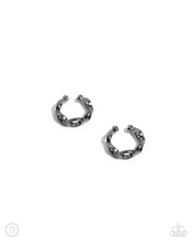 Load image into Gallery viewer, Mandatory Musings Black Cuff Earrings