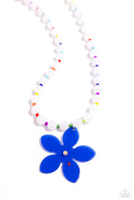 Load image into Gallery viewer, Nostalgic Novelty Blue Necklace
