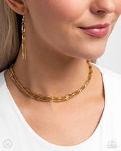 Load image into Gallery viewer, Monochromatic Marvel Gold Choker