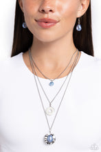 Load image into Gallery viewer, Refined Reaction Blue Necklace