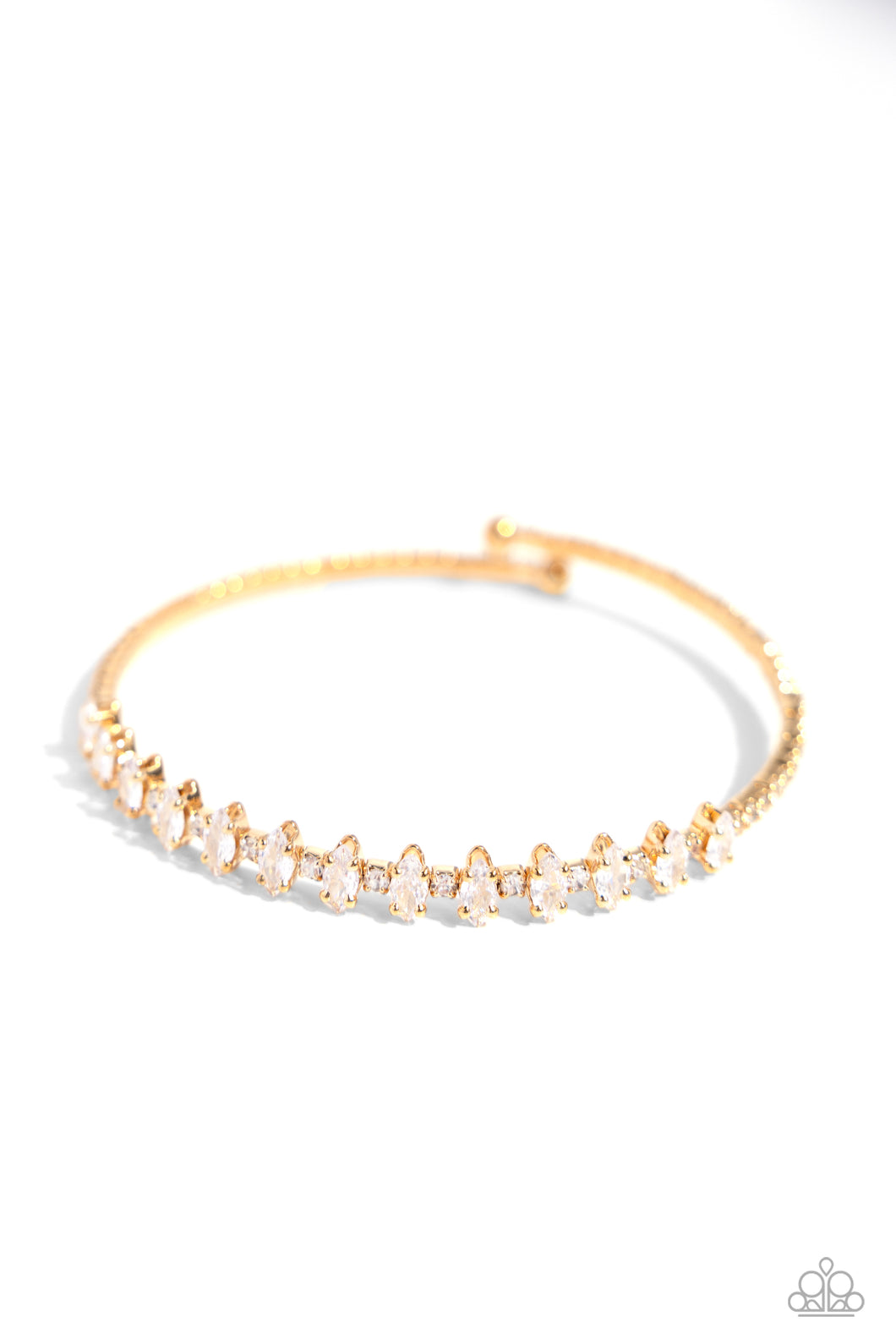 Dandy Dancer Gold Coil Bracelet