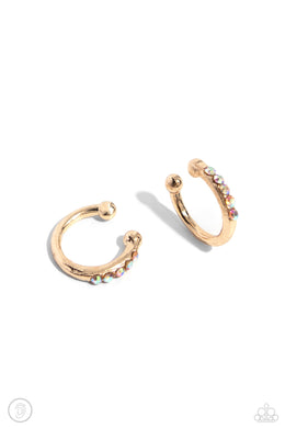 Charming Cuff Gold Cuff Earrings