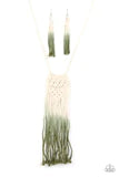 Load image into Gallery viewer, Surfin The Net Green Necklace