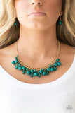 Load image into Gallery viewer, Tour de Trendsetter Green Necklace