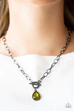 Load image into Gallery viewer, So Sorority Green Necklace