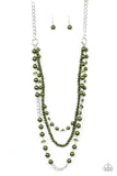 Load image into Gallery viewer, New York City Chic Green Necklace