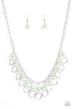 Load image into Gallery viewer, Run the Show Green Necklace