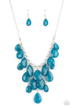 Load image into Gallery viewer, Front Row Flamboyance Blue Necklace