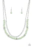 Load image into Gallery viewer, Parisian Princess Green Necklace