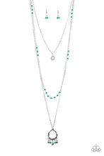Load image into Gallery viewer, Treasures and Trinkets Green Necklace