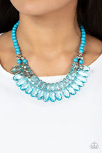 Load image into Gallery viewer, All Across the Globetrotter Blue Necklace