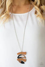 A Woodwork in Progress Black Necklace