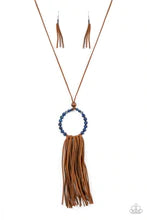 Load image into Gallery viewer, Namaste Mama Blue Necklace