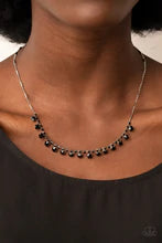 Load image into Gallery viewer, Cue the Mic Drop Black Necklace