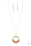 Load image into Gallery viewer, Sail Into the Sunset Green Necklace