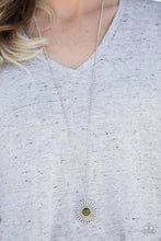 Load image into Gallery viewer, She Wheel Be Loved Green Necklace