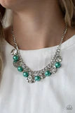 Load image into Gallery viewer, Seaside Sophistication Green Necklace