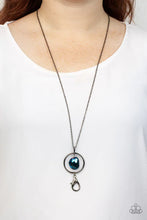 Load image into Gallery viewer, Hands Down Dazzling Blue Lanyard