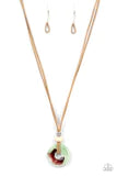 Load image into Gallery viewer, Primal Paradise Green Necklace