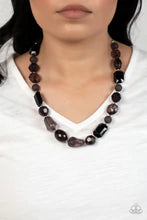 Load image into Gallery viewer, Here Today Gondola Tomorrow Black Necklace