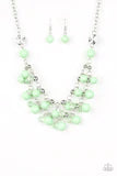 Load image into Gallery viewer, Seaside Soirée Green Necklace