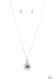 Load image into Gallery viewer, Springtime Twinkle Green Necklace