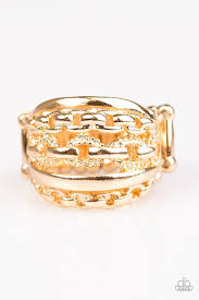 A Chic Reaction Gold Ring - Angie's $5.00 Bling