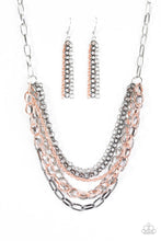 Load image into Gallery viewer, Word on the Street Multi/Copper Necklace
