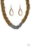 Load image into Gallery viewer, Brazilian Brilliance Multi Seed Bead Necklace