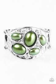 A Grand Scheme Green Ring - Angie's $5.00 Bling