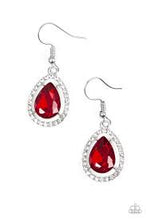 Load image into Gallery viewer, A One Glam Show Red Earrings