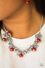 Load image into Gallery viewer, A Pop of Posh Red Necklace
