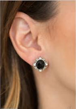 Load image into Gallery viewer, A Spring Wedding Black Post Earrings