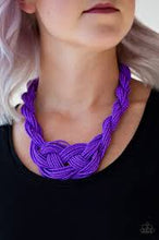 Load image into Gallery viewer, A Standing Ovation Purple Seed Bead Necklace - Angie&#39;s $5.00 Bling