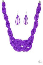 Load image into Gallery viewer, A Standing Ovation Purple Seed Bead Necklace - Angie&#39;s $5.00 Bling