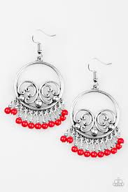 A Way of Wildlife Red Earrings