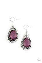 Load image into Gallery viewer, Abstract Anthropology Purple Earrings