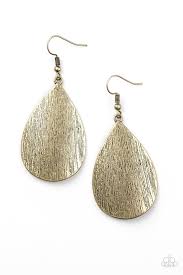 All Allure Brass Earrings