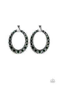 All For the Glow Green Post Earrings