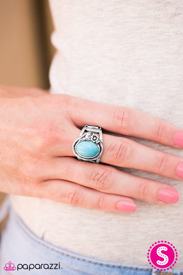 All For the West Blue Ring - Angie's $5.00 Bling