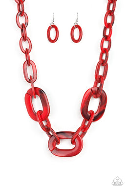 All In-Vincible Red Necklace