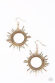 All Sizzle Gold Earrings