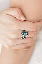 Load image into Gallery viewer, All Summer Long Blue Skinny Band Ring - Angie&#39;s $5.00 Bling